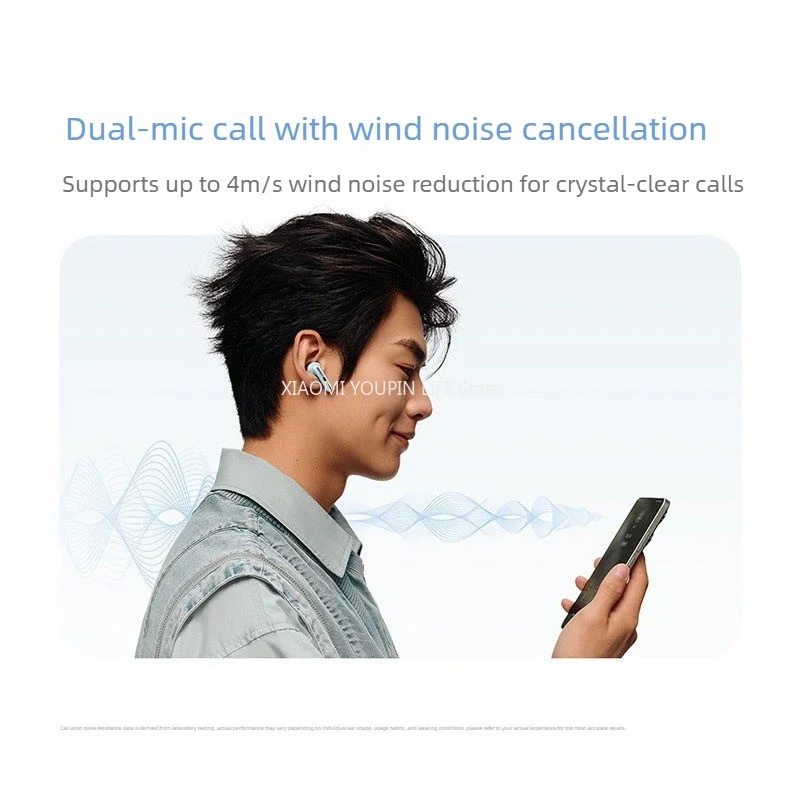 Dual-Mic Noise Reduction Earphones with Bluetooth 5.4 and Type-C Charging