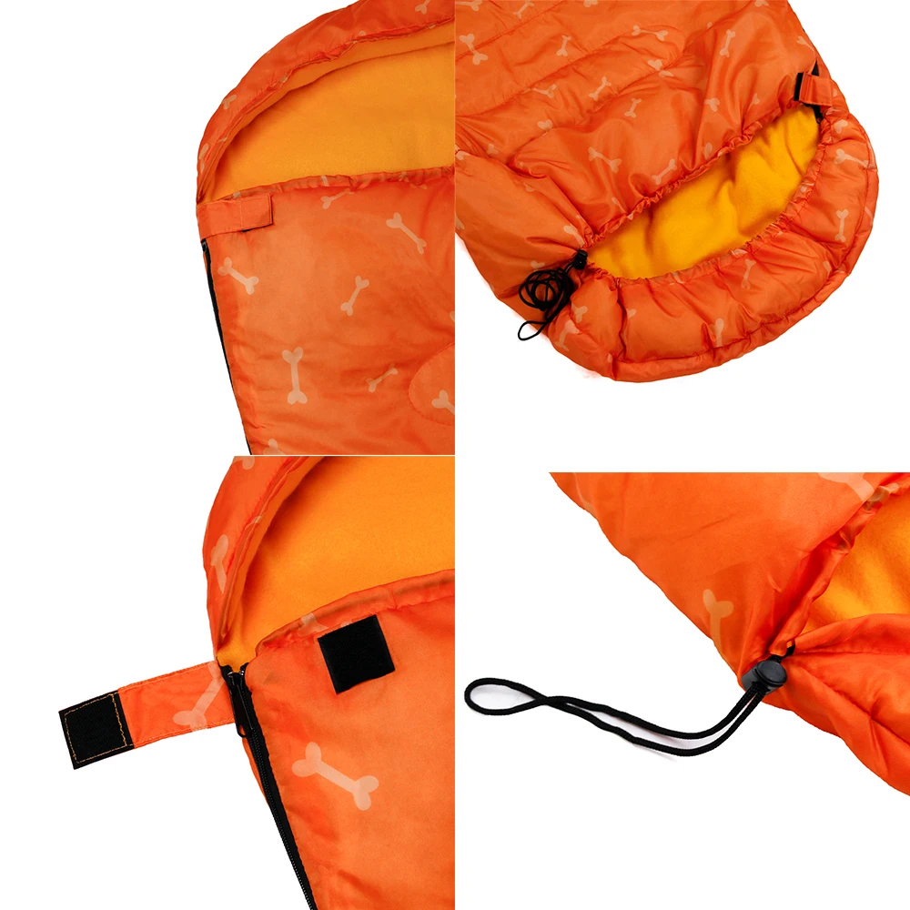 Title 5, Dog Sleeping Bag Bone Pet Sleep Mat Outdoor Cam...
