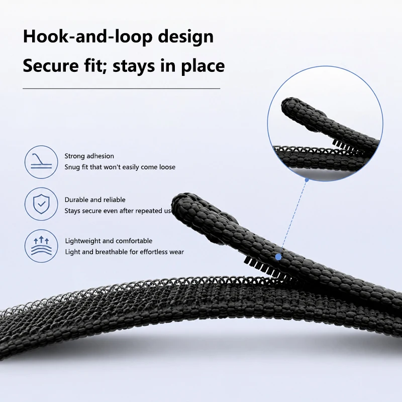 Breathable Nylon Loop Braided Watch Strap - Quick-Dry, Velcro Closure, Outdoor Wristband Replacement
