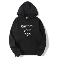 Men and Women DIY Printed Hooded Sweatshirt Loose Pullover  Spring Autumn Winter Cotton Customize your logo Hoodie (S-4XL) 2