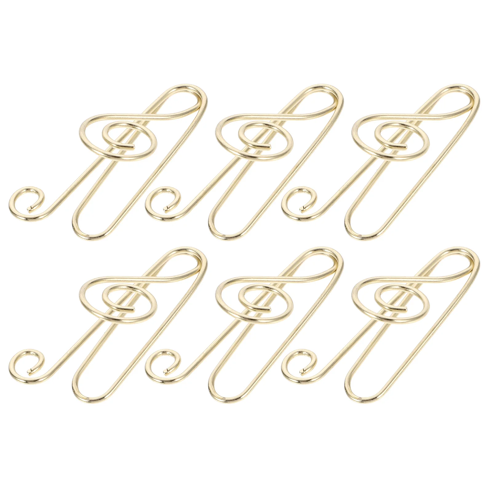 

50pcs Multi-functional Paperclips Musical Note Shaped Clips Decorative Paper Clips