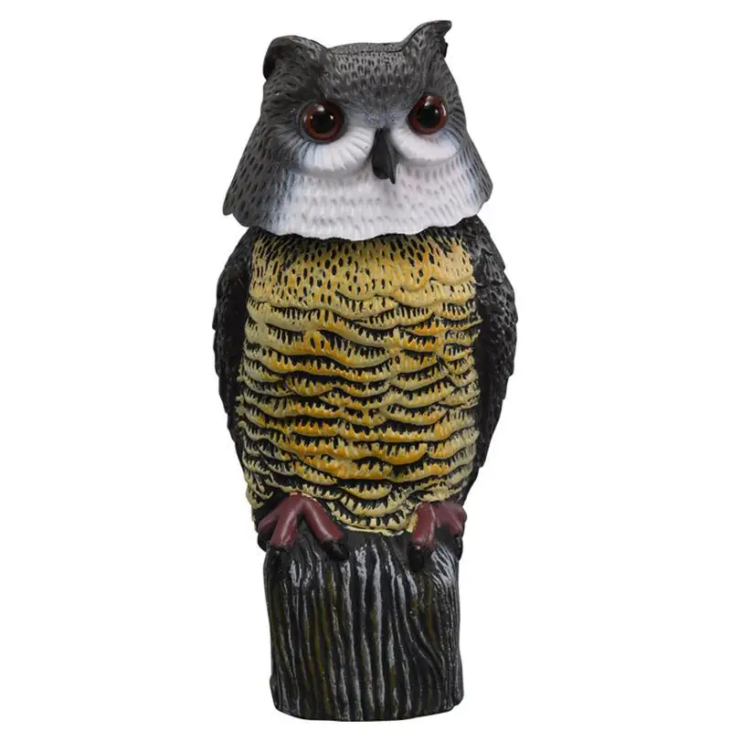 

Fake Owl Statue Realistic Fake Owl Garden Decor Effective Owl Decoy Garden Decorations To Keep Away Birds Pigeons Squirrels And