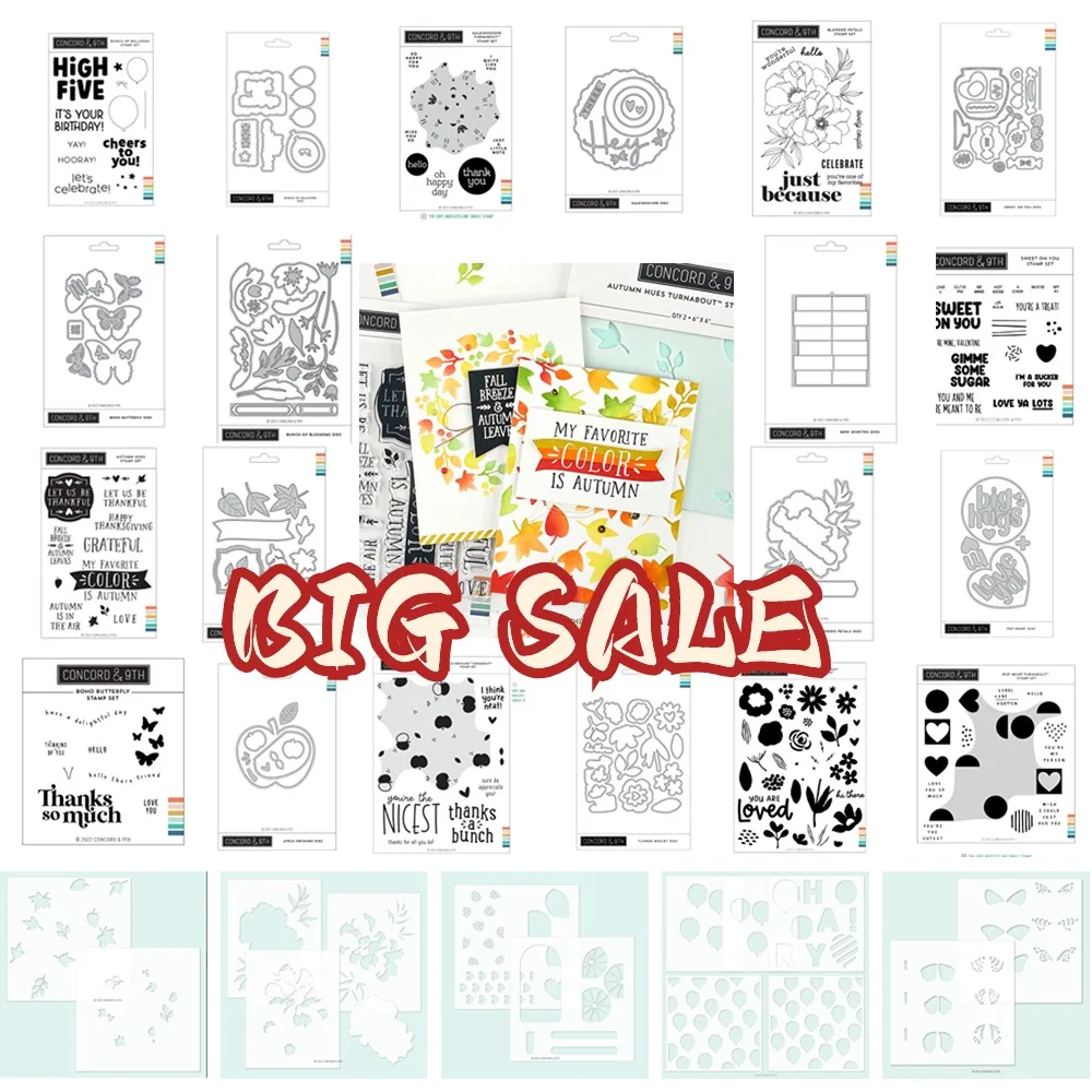 Splendid Love Cutting Dies & Stamps & Stencil Scrapbook Diary Decoration Stencil Embossing Template DIY Greeting Card Handmade