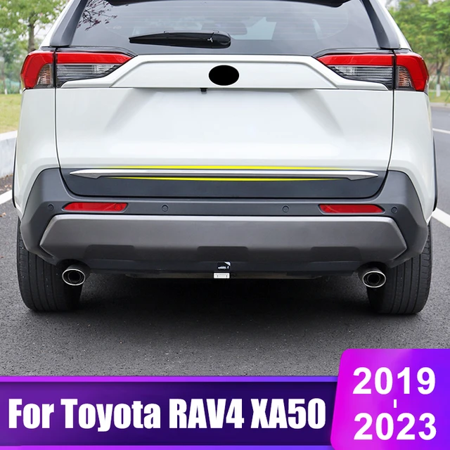 For Toyota Rav4 2019 2020 2021 2022 2023 Rav 4 Xa50 Hybrid Xle Le Car Rear  Trunk Tail Gate Door Strip Trim Cover Accessories - Chromium Styling -  AliExpress