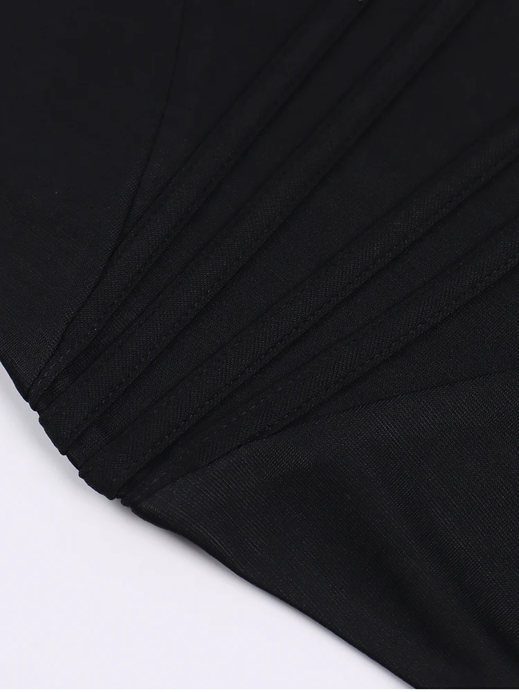NewAsia Damen-Cropped-Tops mit Stäbchen, Reißverschluss, quadratischer Ausschnitt, rückenfrei, Sommer, solides Korsett, Hosenträger, Weste, sexy Leibchen, schlank, neu – Detail 24