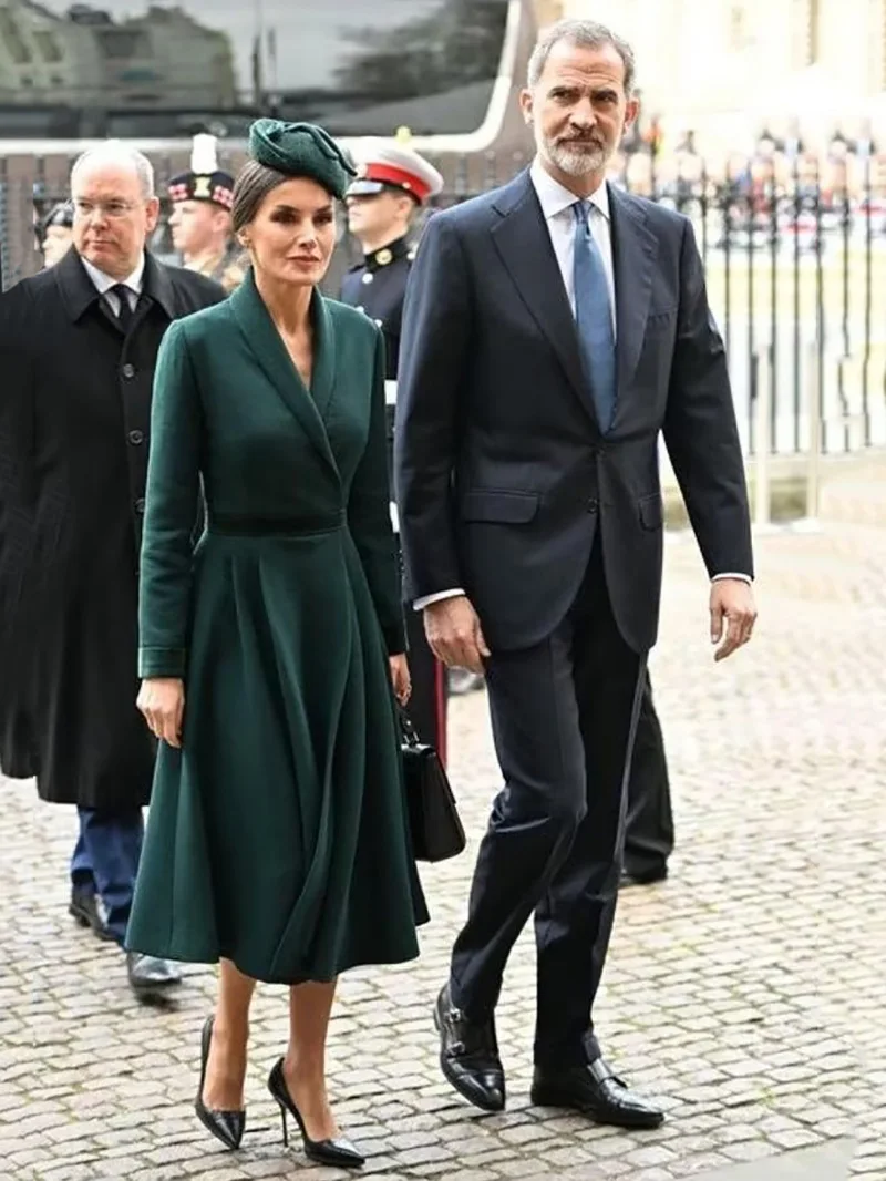 

Женское шерстяное пальто Letizia Ortiz Rocasolano, пальто на пуговицах с V-образным вырезом