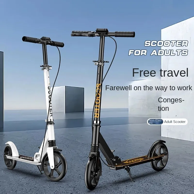 TULX Foldable Scooter With Two Wheel Tablet Design Fashionable And Versatile Convenient For Travel Say Goodbye To Congestion
