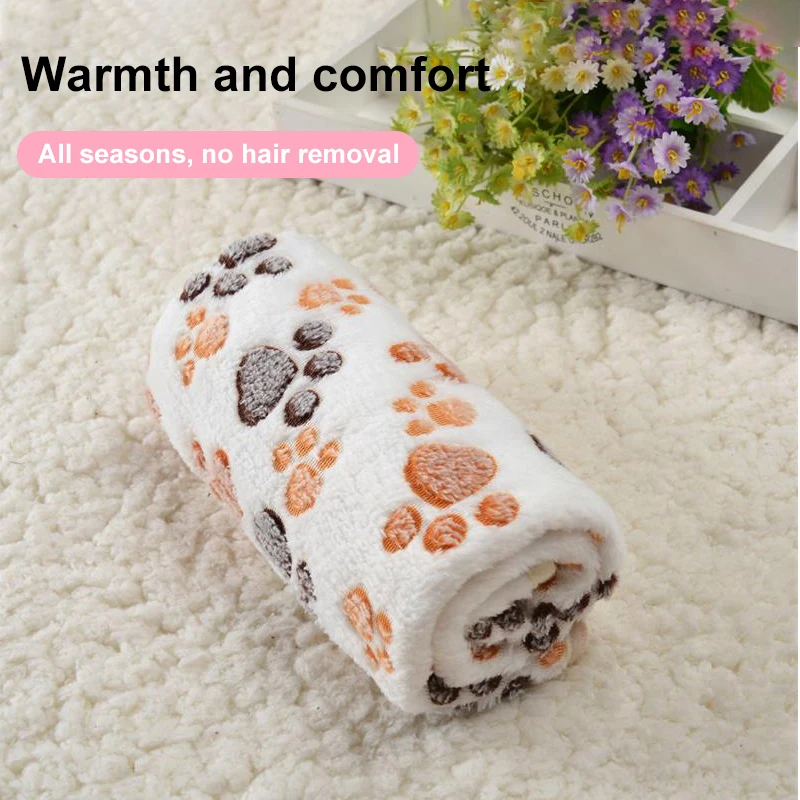 Pet Blanket Pet Cushion 40X60CM Pet Blanket Winter Warm Dog Blanket Cute Warm and Comfortable Cat and Dog Cushion Pet Supplies