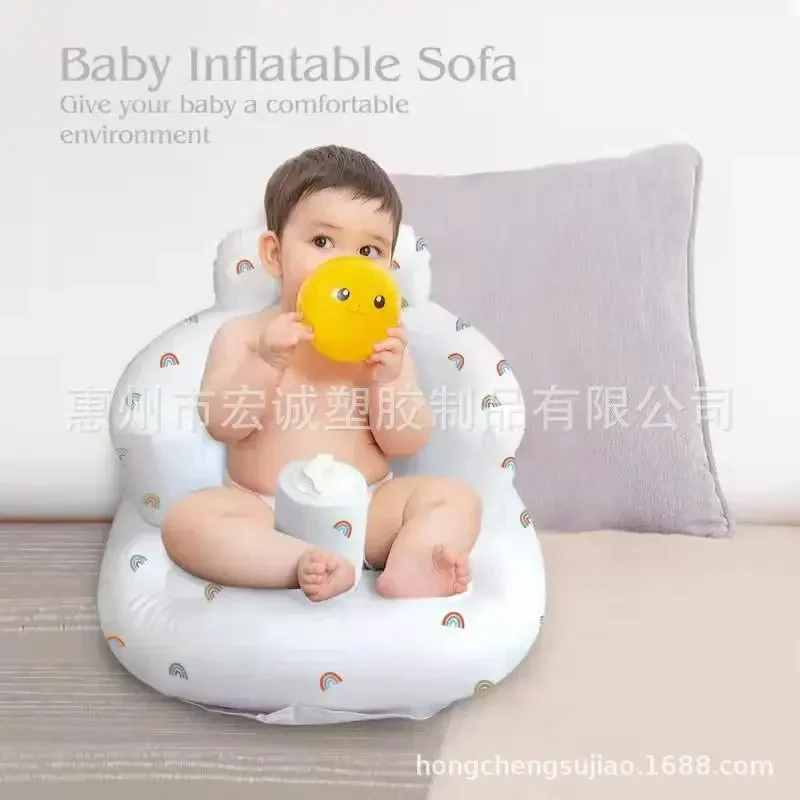 Ins Style Korean Popular Inflatable Seat Photography Props Foldable Safety Learning Seat Children's Home Inflatable Sofa