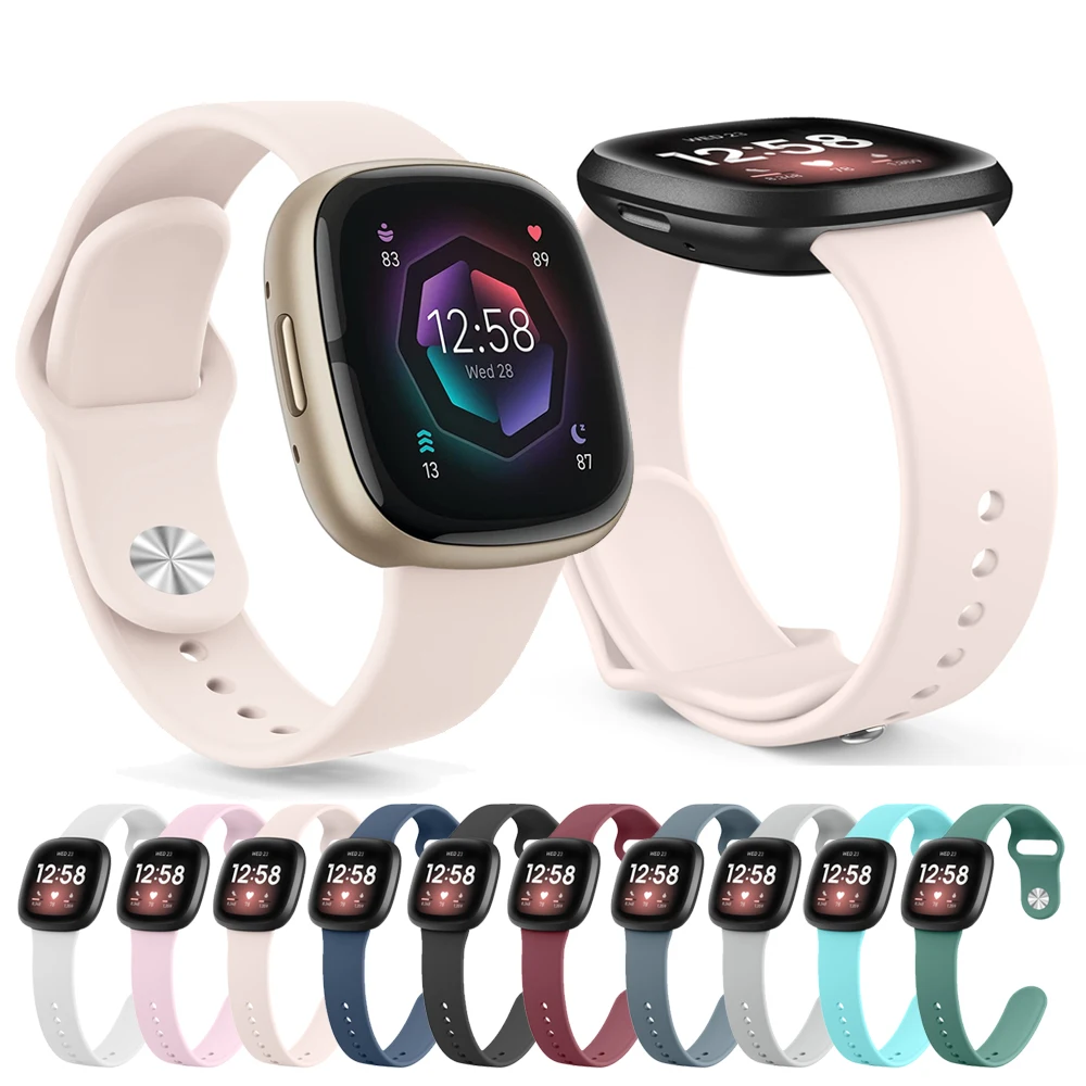 Cinturino In Silicone Morbido Per Cinturino Fitbit Versa 4/Versa 3/Versa 2/Versa 1 Cinturino Cinturino Per Cinturino Fitbit Versa Lite/Sense 2
