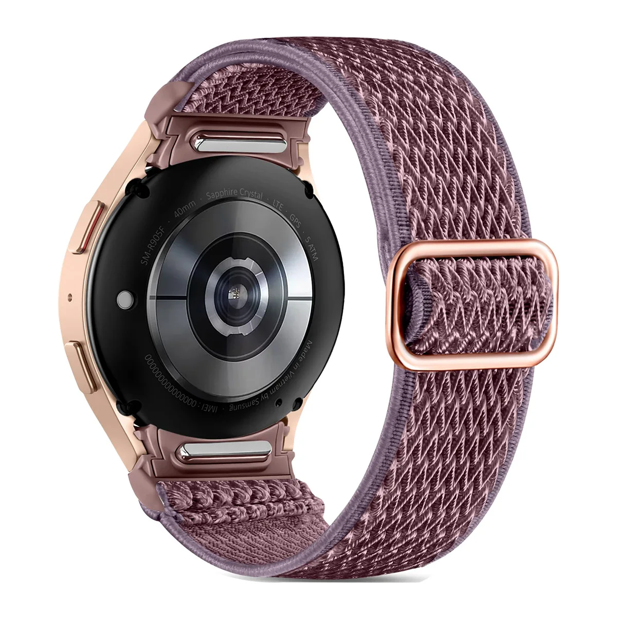 Elastic Nylon Band for Galaxy Watch - No Gaps Design
