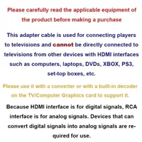 HDMI To AV Cable 1.5M 5FT HDMI To 3RCA Cable Red White And Yellow Lotus High-definition Audio And Video Set-top Box Cable - Image 2