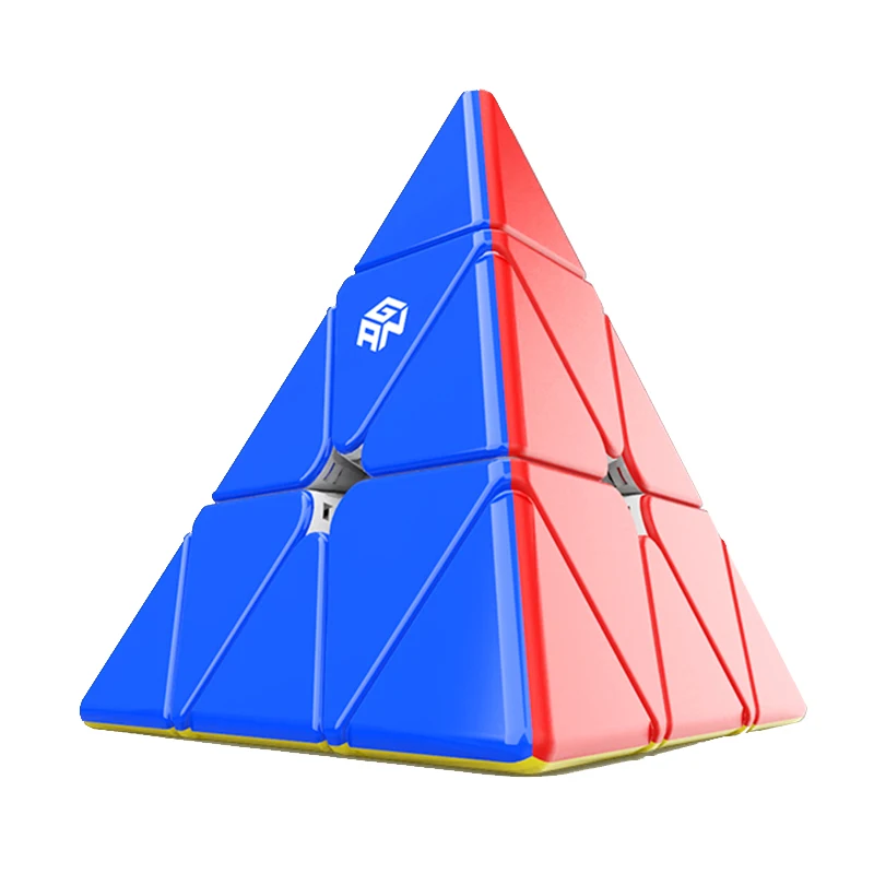 Magnetic pyramid speed cube
