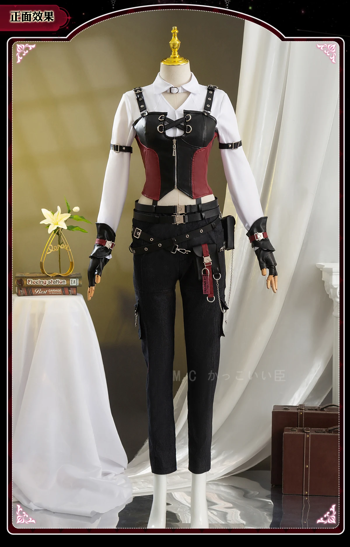 Game Love and Deepspace Heroines Cosplay Costume Wig Deepspace Hunter Uniform Women Girls Halloween Party Role Play Outfit Prop Deepspace Heroines Cosplay Wig & Hunter Uniform Halloween Party Outfit 37 Game Love and Deepspace Heroines Cosplay Costume Wig Deepspace Hunter Uniform Women Girls Halloween Party Role Play Outfit Prop Deepspace Heroines Cosplay Wig & Hunter Uniform Halloween Party Outfit 26