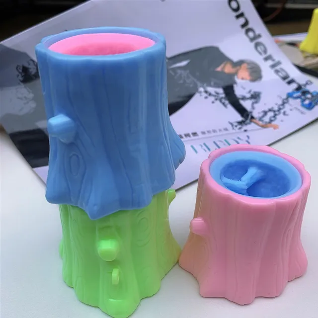 Cute Animal Squirrel Squeeze Squirrel Vent Squirrel Cup Decompression Toy Stump Rubber Stake НЕЗАДАЧА Toys Gift For Friends 6