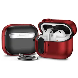 Enhanced Gray Protective Safety Lock Cover - Buds 3 (Red)