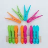 48/24Pcs Clothes Pegs for Washing Line Strong Grip Washing Pegs Clothespin Plastic Clothes Clips Home Laundry Pegs Windproof 4
