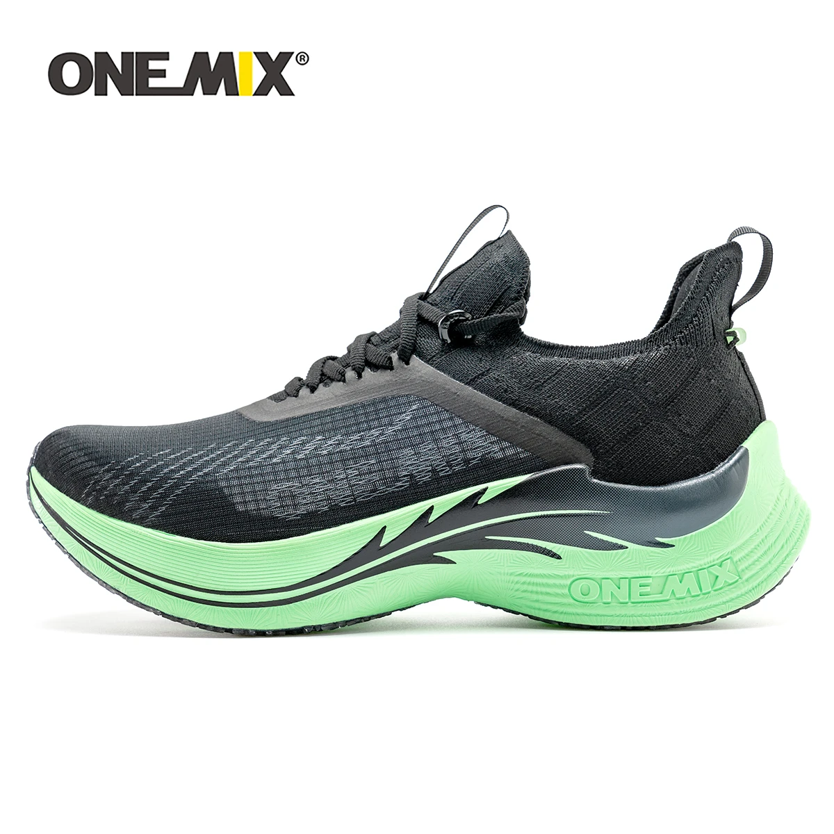 ONEMIX Men Marathon Running Shoes Carbon Fibre Plate Racing Shoes