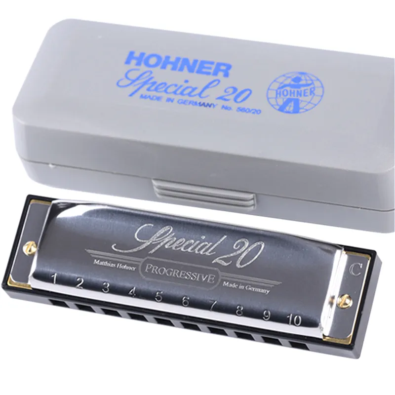 Hohner Special 20 Diatonic Harmonica 10 Hole Mouth Organ ABS Comb Blues  Harp Key C A Bb E Musical Instrument Progressive Germany