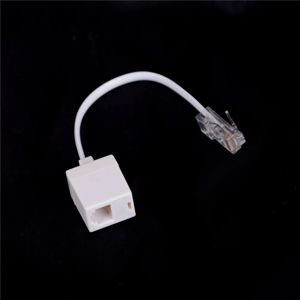 RJ11 RJ45 Adapter Cable RJ11 6P4C Female To Ethernet RJ45 8P8C Male F/M Adapter Converter Cable Phone