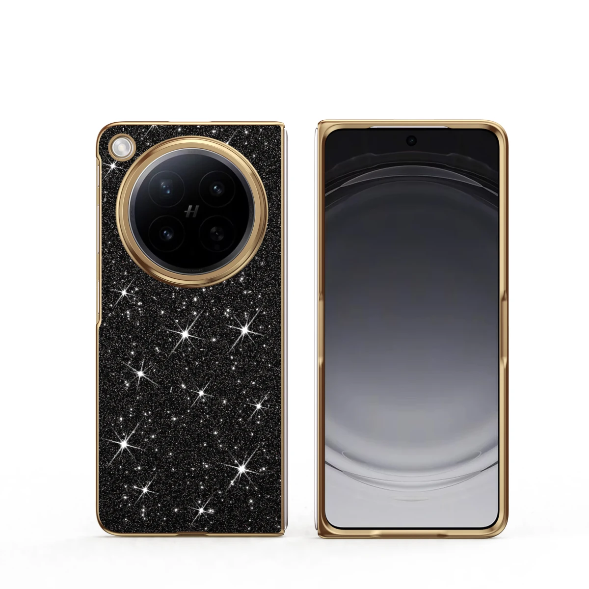 Ultra-Thin Glitter Matte Folding Protective Phone Case