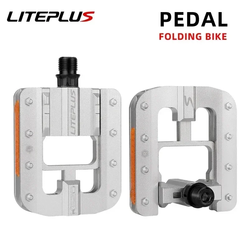 

Liteplus Folding Bicycle Pedals Anti-slip All-aluminum Alloy Quick Folding Bike Pedals BMX Bicycle Folding Pedals Bicycle Parts