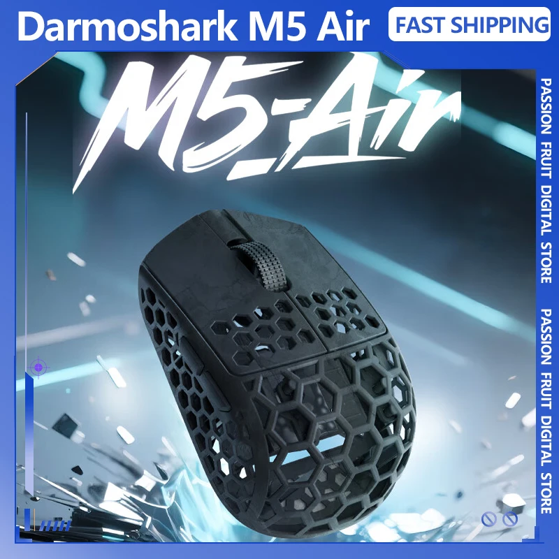 Darmoshark M5 Air Carbon Fiber Mouse 3Mode 2.4GHz 8K