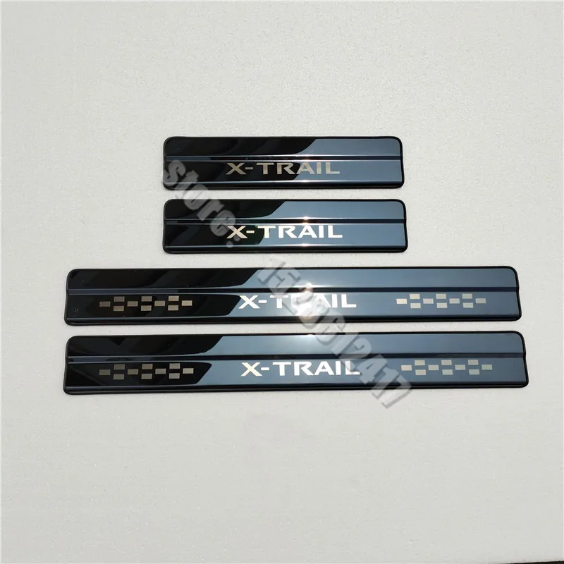 Stainless Steel car Door Sill Scuff Plate Welcome Pedal Trim Car Styling for 2014-2021 Nissan X-Trail X Trail T32 | Автомобили и