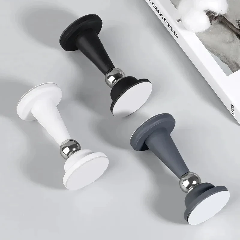Silicone Floor Door Stopper with Strong Suction and Anti-Collision Design