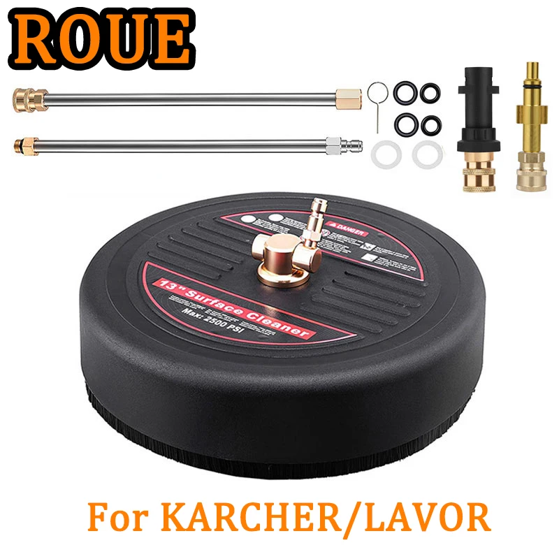 Roue Car Road Cleaning Tornador Brush Water Sprayer Per Karcher K2 K3 K4 K5 K6 K7 Parkside Lavor Idropulitrice Ad Alta Pressione