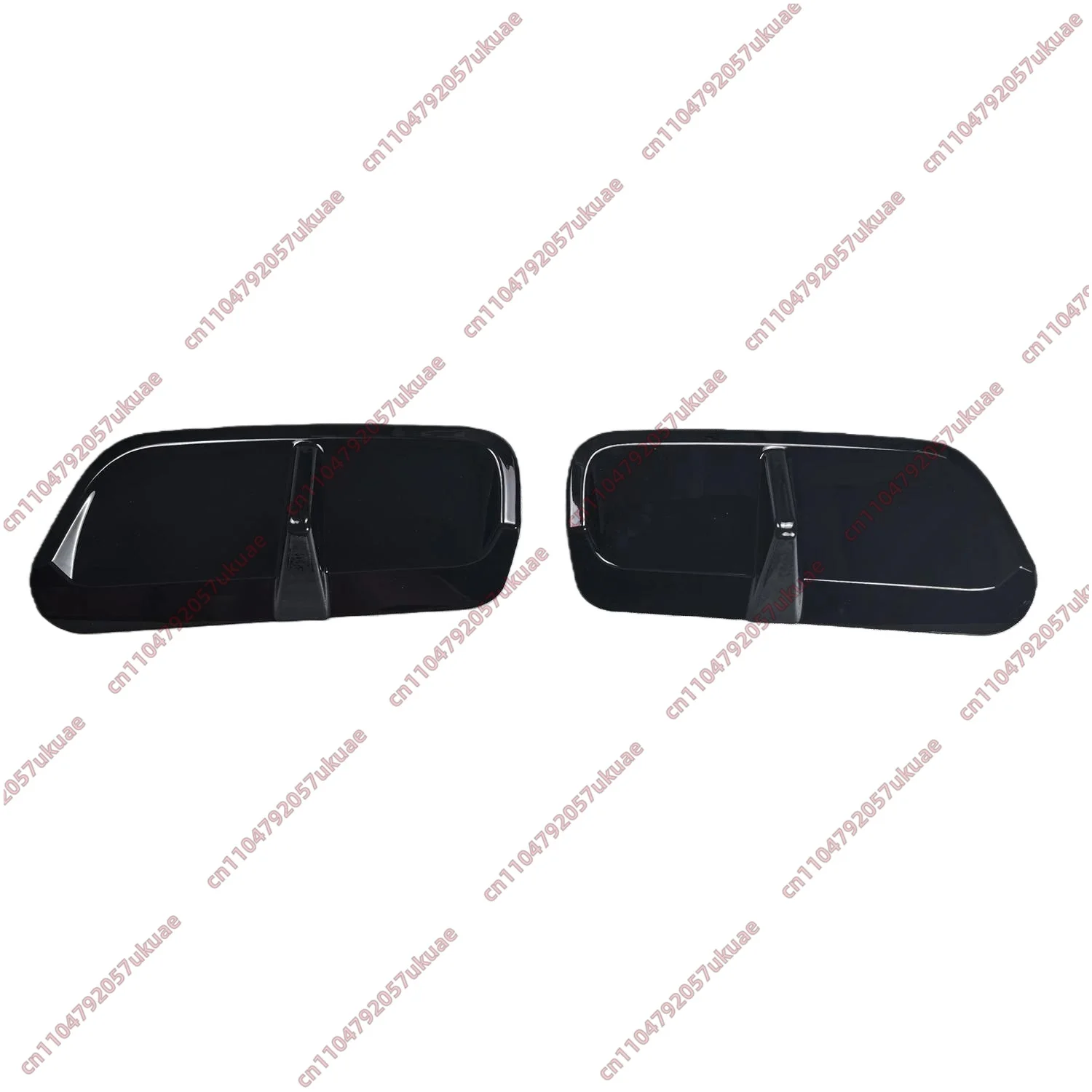 BMW X1 iX1 U11 M 스포츠 2023-2025용 글로스 블랙 M 퍼포먼스 리어 범퍼 디퓨저 발란스 리어 스플리터 립 카나드 가드 트림