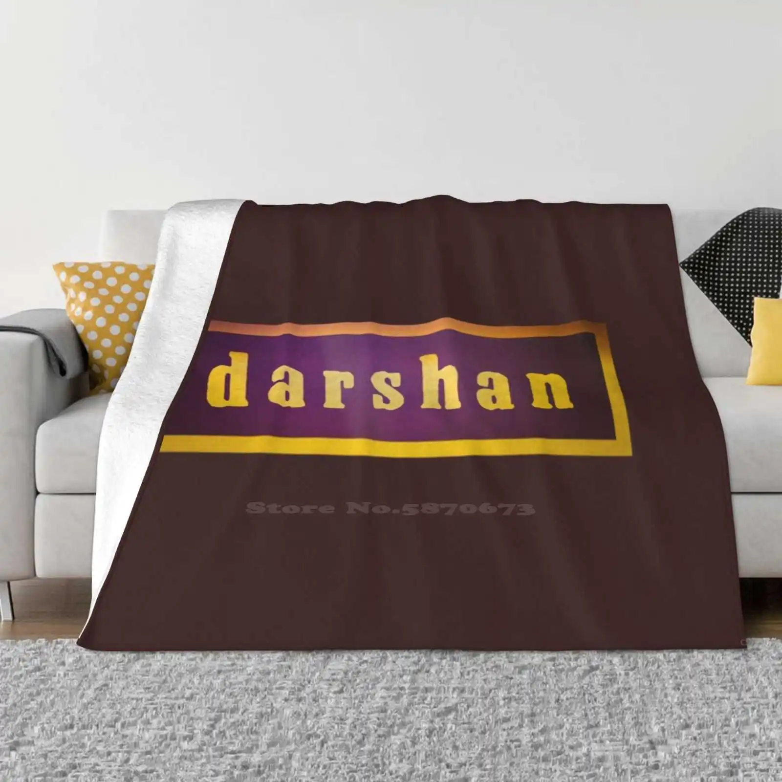 David Sylvian-'Darshan' Logo Design Creativo Leggero E Sottile Coperta Di Flanella Morbida Sylvian Japan Karn Jansen Dean Logo Synthpop Prog