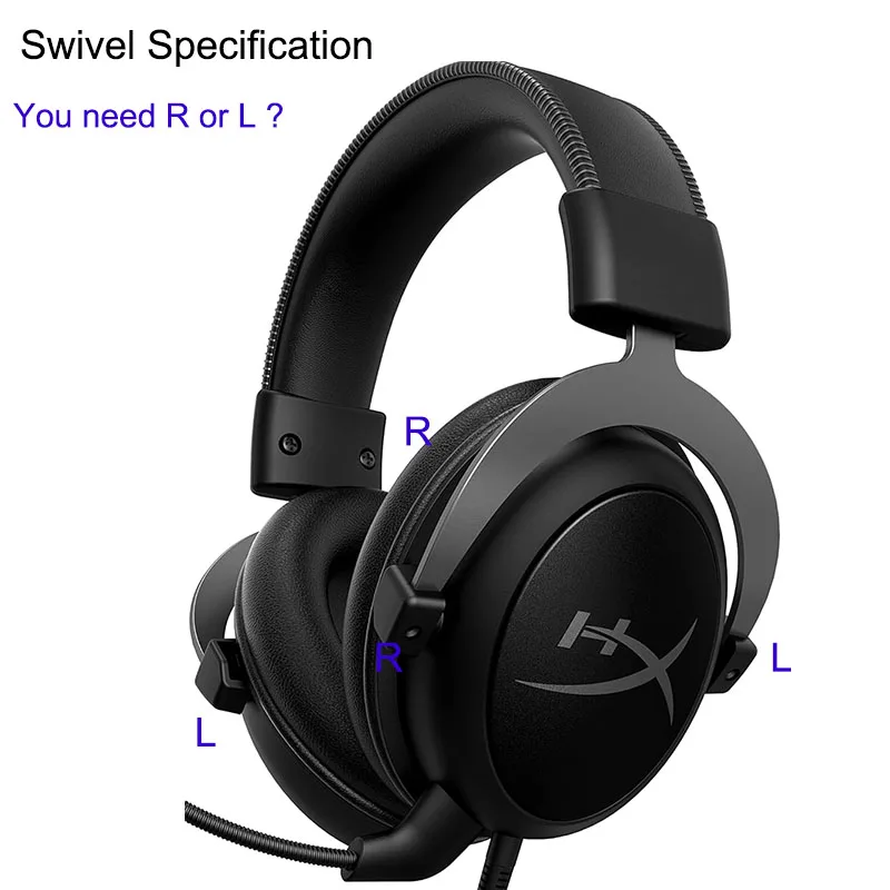 Replacement Headphone Swivel For HyperX Cloud II Gaming Headset Headband Cushion Replacement Plastic Slider