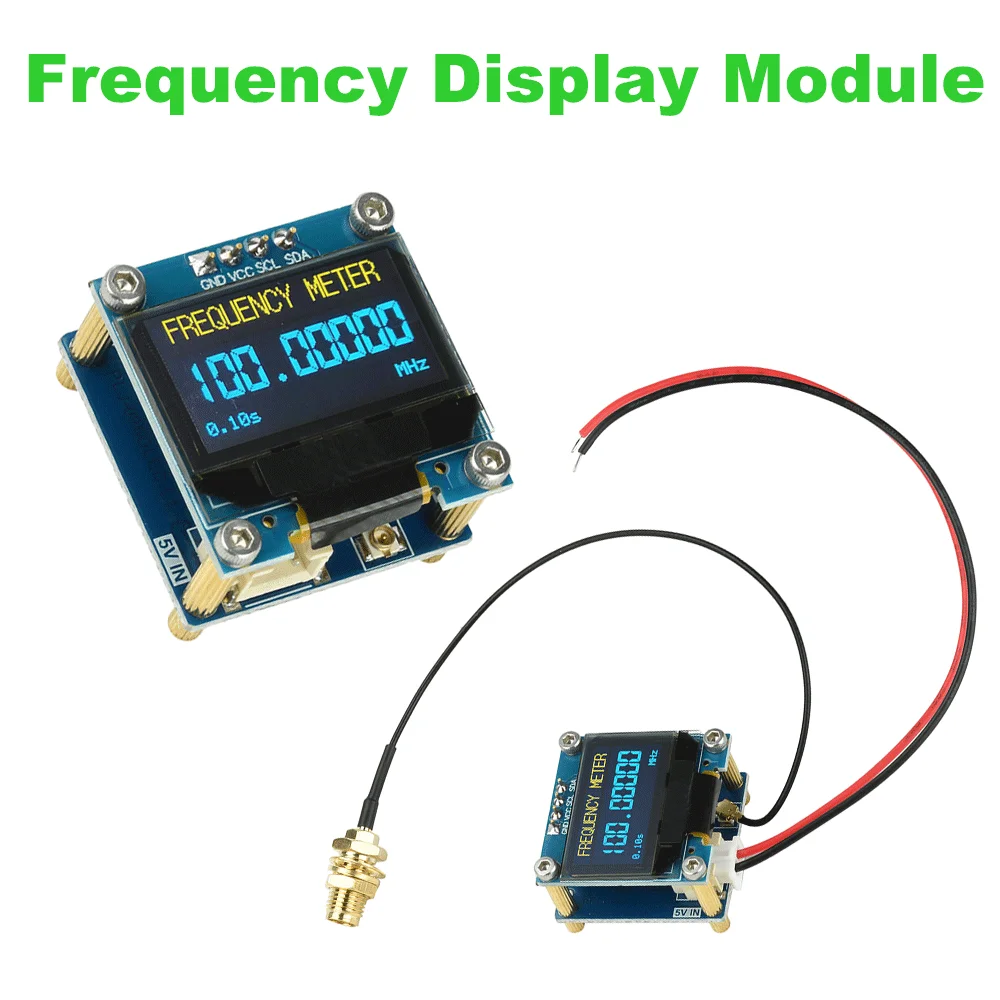 OLED Frequency Meter Module 1KHz-100MHz, PLJ-096OLED-L1 with ±2.5ppm ...