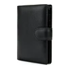High Quality Genuine Leather Slim Wallet For Man Soft Cowskin Short Pocket Purse Men Male Bifold Thin Purse Lightweight Business 2