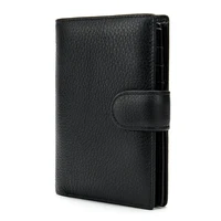 High Quality Genuine Leather Slim Wallet For Man Soft Cowskin Short Pocket Purse Men Male Bifold Thin Purse Lightweight Business 2
