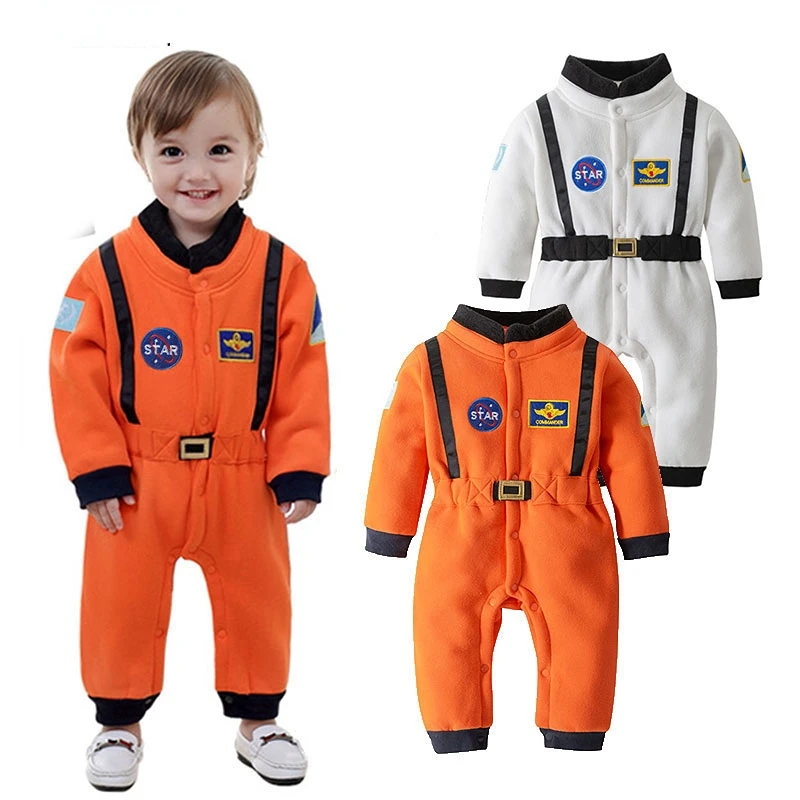 Astronaut Costume for Baby Boy 1 Year Old Toddler Infant Birthday Theme Party Cosplay Space Suit newborn photography romper 6