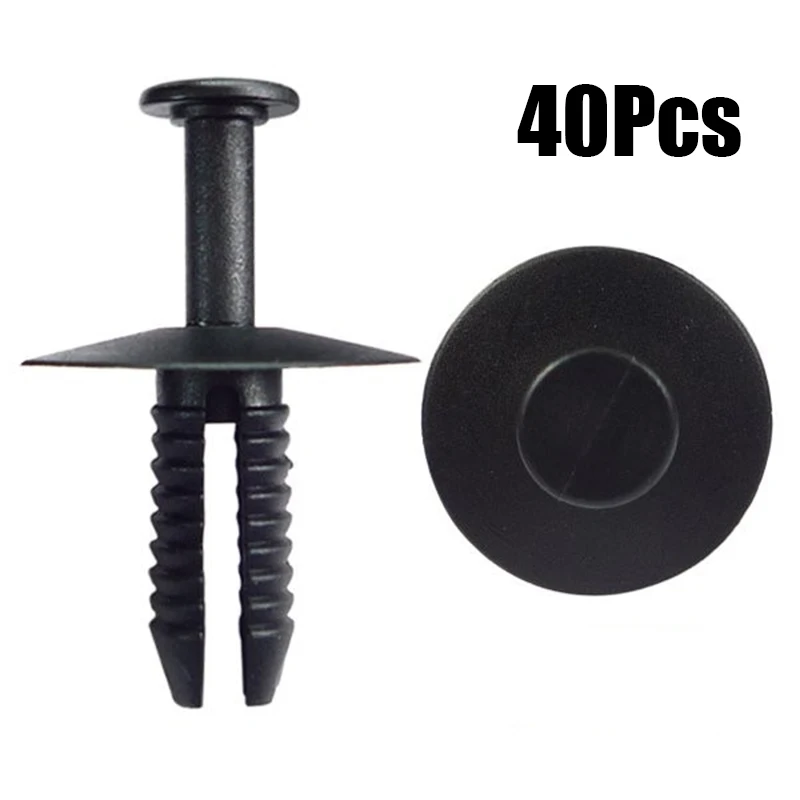 

40pcs For Expansion Arch Clips Rivet 51118174185 Bumper Door Trim Sill Wheel Retainer For Parts Push In Expansion Rivet