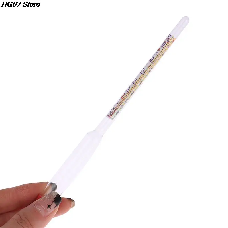 Alcohol Meter Household Alcohol Meter 0-96&deg;Distillation Alcohol Machine Fermentation Brew Hydrometer Russian Version