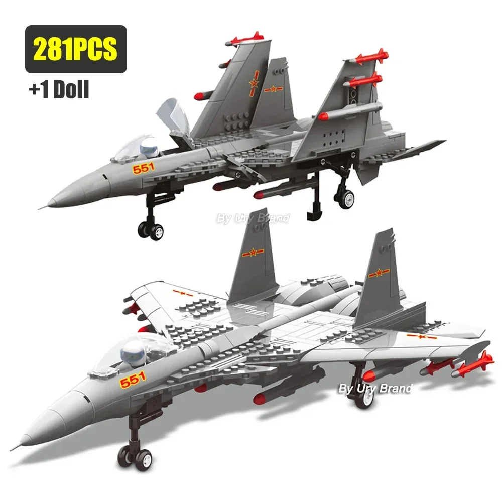 Construction Blocks Building Blocks Racing Car Building Blocks Car Building Blocks WW2 Military Army Avion Plane Jet Warcraft J-15 Eagle Fighter Morden Warplane Sets Aircraft Models Building Blocks Toys for Boys