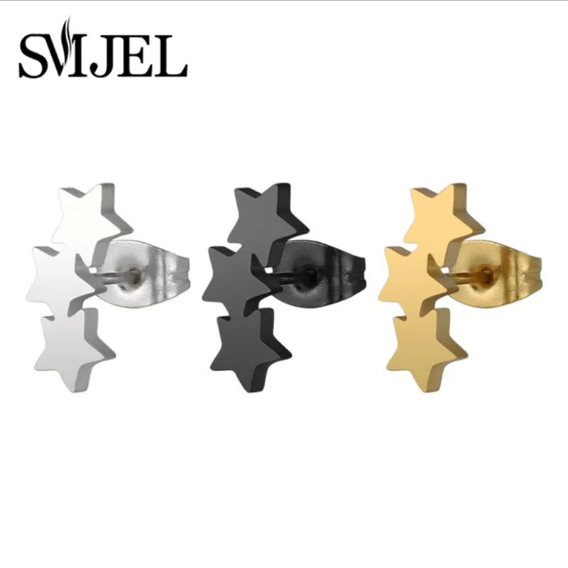SMJEL Edelstahl Kleine Stern Ohrringe für Frauen Ästhetischer Schmuck Minimalistische Pentagramm Ohrringe Mädchen Geburtstag Schmuck Geschenke – Detail 31