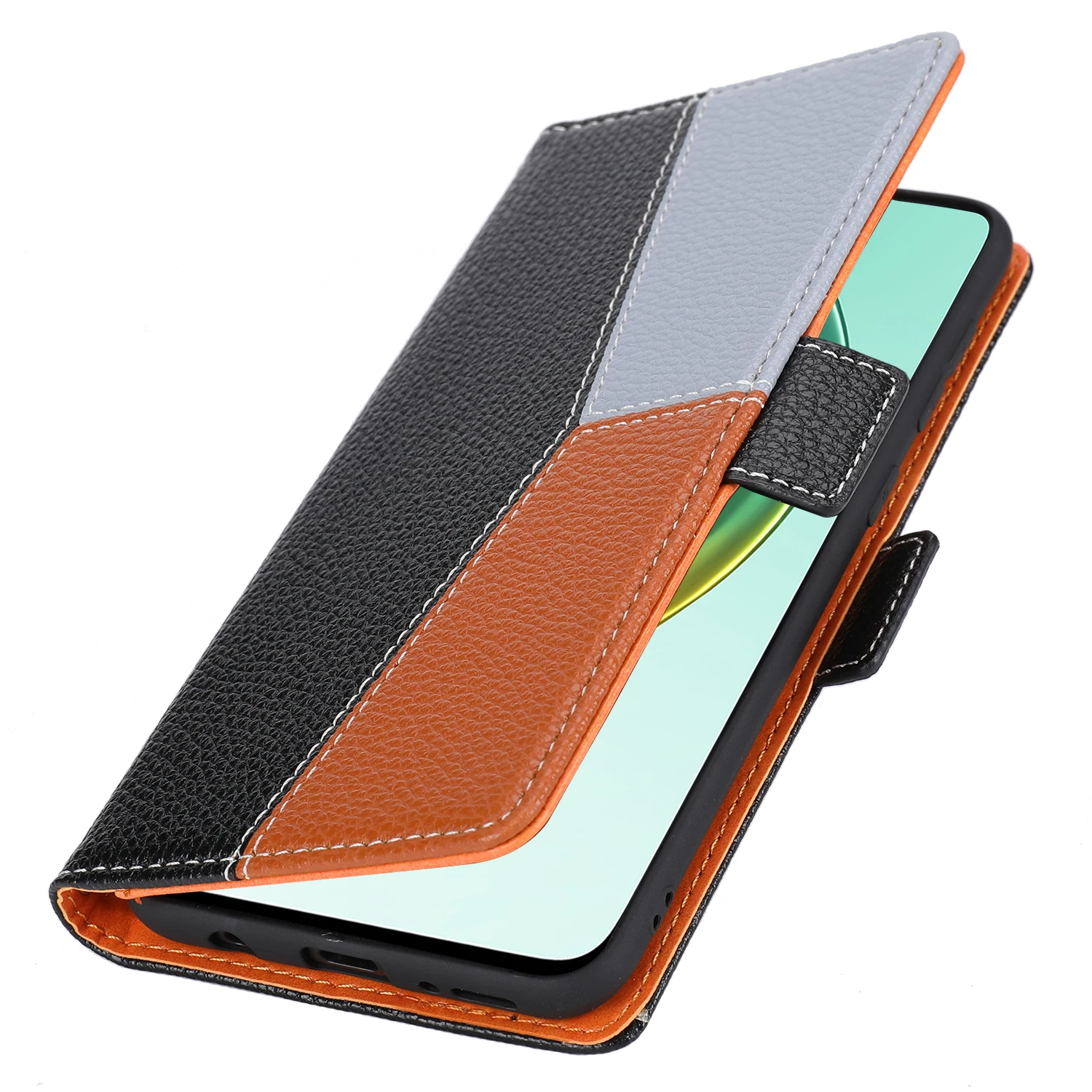 Etui Stand Business Holster Custodia Per Telefono Per Sony Xperia 1 5 10 Ii Xperia 10 Iii Sony 5 1 Iii Custodia A Rombo In Pelle Con Portafoglio A Rig