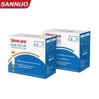 [50PCS/100PCS] Sinocare Uric Acid Test Strips or Blood Glucose Strips for Safe AQ UG only