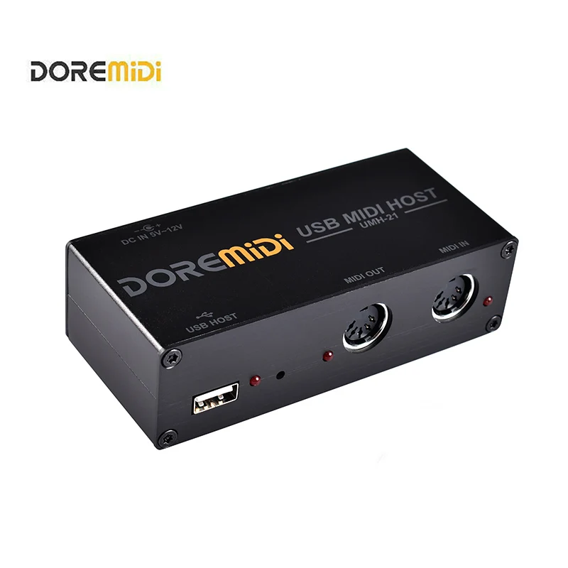 DOREMiDi High-Speed USB MIDI Host Box MIDI Host USB to Converter UMH-21 midi host box