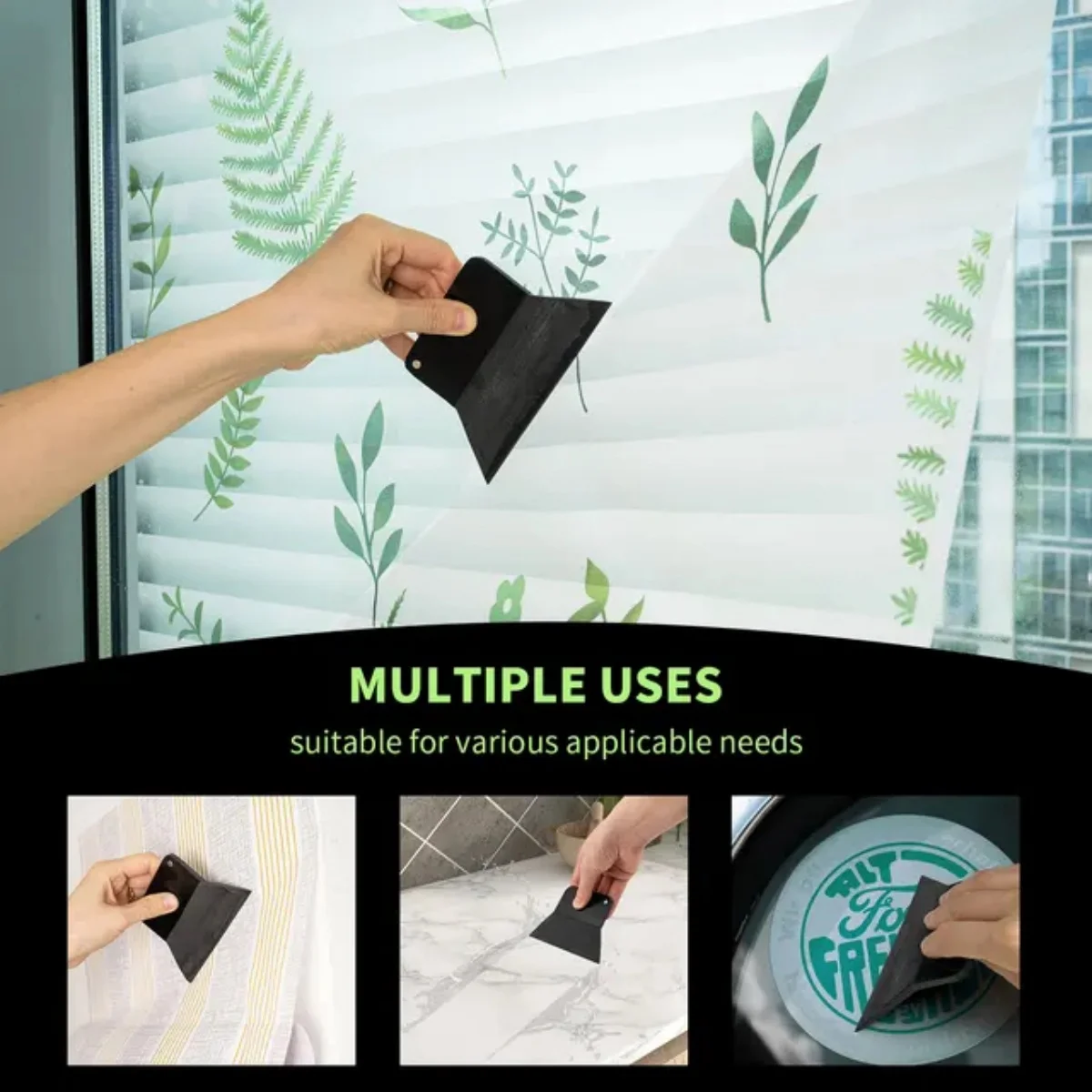 Magnetic PPF Squeegee Window Tinting Film Applicator 3-Size Water Removal Scraper Carbon Fiber Vinyl Wrapping Car Goods