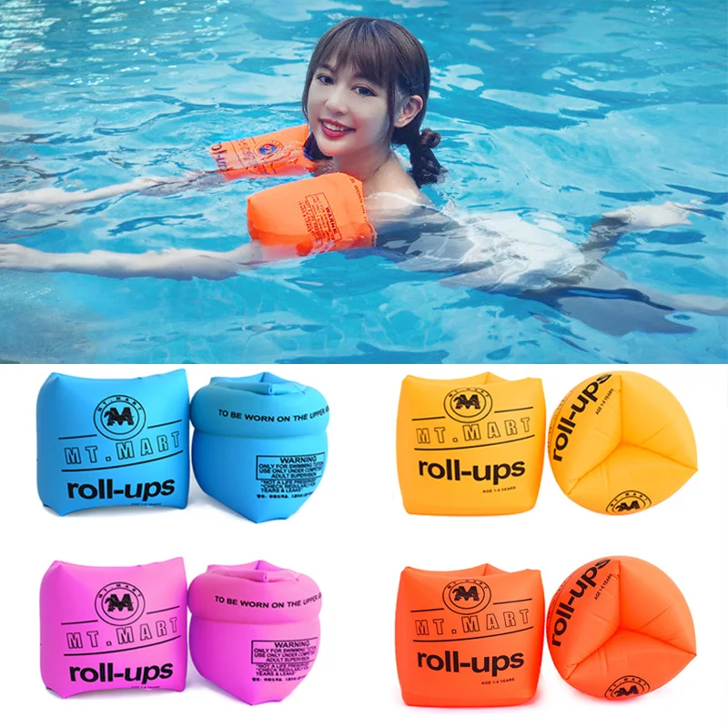 Arm Float Rings Inflatable Sleeves PVC Arm Floaties Inflatable Swim Bands Floater Sleeves Swimming Rings For Adults Kids