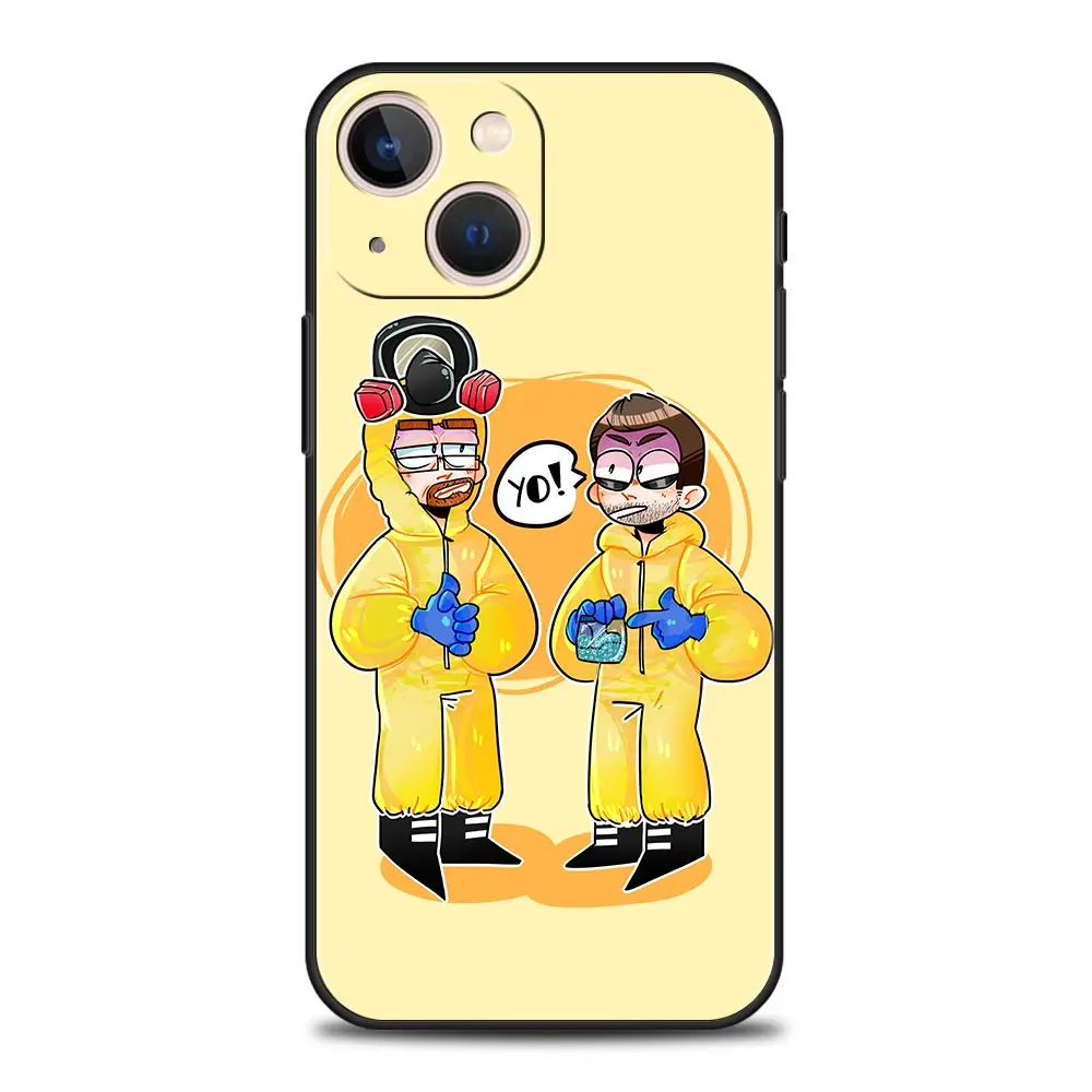 thumbnail image 1 of Funda de teléfono de lujo de la serie de TV Popular Breaking Bad para iPhone 13, 15, 14, 12 Mini, 11 Pro MAX, XR, X, SE, XS, 7, 8 Plus, cubierta negra de silicona, 1 of 5