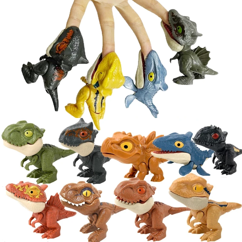 Mosasaurus Dinosaur Toys Dinosaur Biting Fingers Figure Fingers