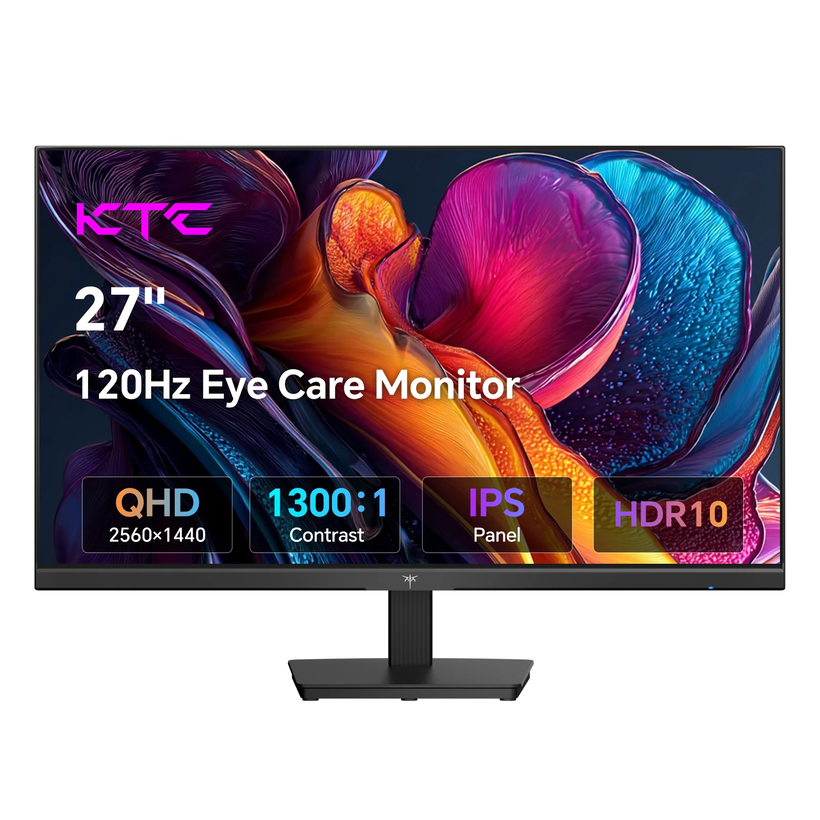 KTC 27 Inch Computer Monitor - QHD (2560 x 1440) Display, Up to 120Hz Monitor, IPS Panel H27D9