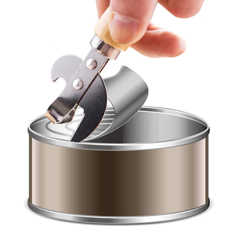 Description Picture 3 of itemStainless Steel Can Openers Beer Manual Opener Multifunction Manual Jar Bottle Bottle Lid Opener Gadget Kitchen Accessories